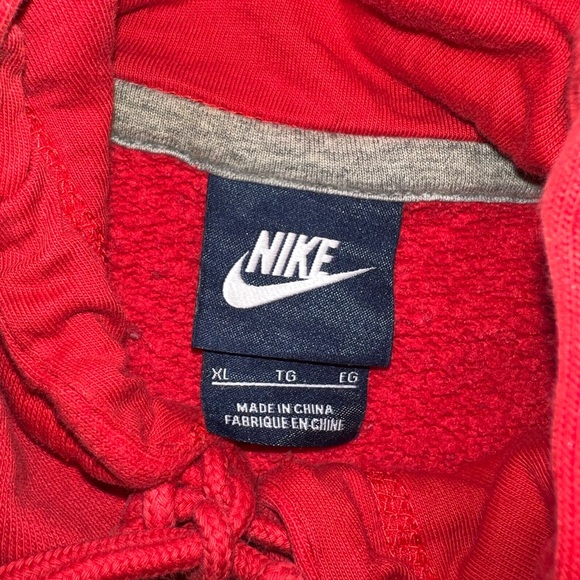 Vintage 90s read Nike hoodie - Picture 3 of 5